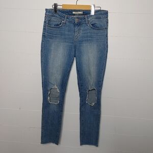 Levi's 711 Skinny distressed jeans 29